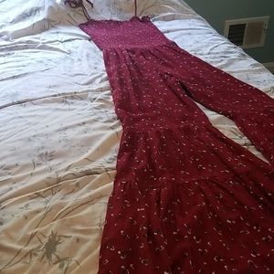 Floral bell bottomed jumpsuit(2 for $20)